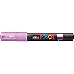 Ūdens bāzes marķieris UNI Posca PC-1M lavandas krāsā