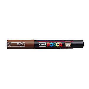 Ūdens bāzes marķieris UNI Posca PC-1M brūns