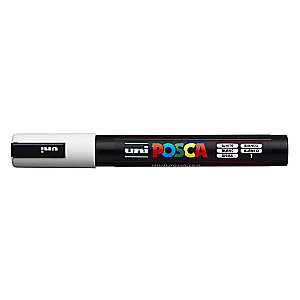 Ūdens bāzes marķieris UNI Posca PC-5M balts