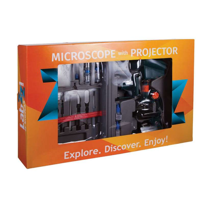 Mikroskops ar Eksperimentalo Komplektu Levenhuk LabZZ M3 300x-1200x
