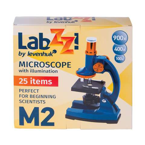 Mikroskops bērniem ar Komplektu Levenhuk LabZZ M2 100x-900x