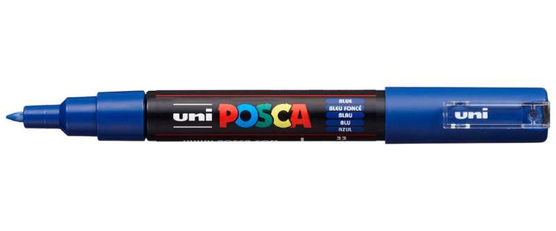 Маркер на водной основе Uni POSCA PC-1M , синий (33)