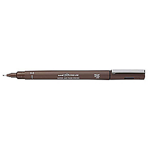 Liner UNI PIN Bold&Bruch, 0.5 brūns