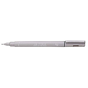Liner UNI PIN 0.5 gaiši pelēks