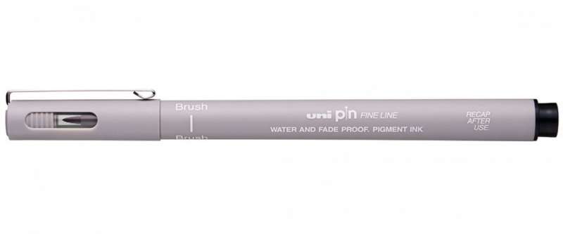 Liner UNI PIN 0.1 gaiši pelēks