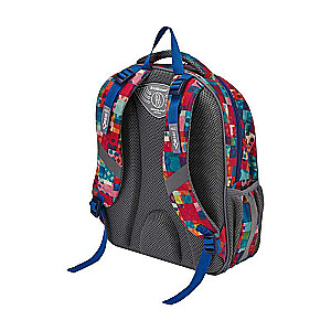 Skolas mugursoma 28x39x14, 520g. 15 L ErichKrause Ergo Line, Patchwork