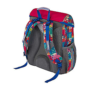 Skolas mugursoma 25x37x14, 680g. 15 L ErichKrause ErgoLine Rose Patchwork