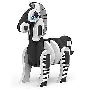 Rotaļlieta no mīkstiem elementiem Dzīvnieki - Zebra