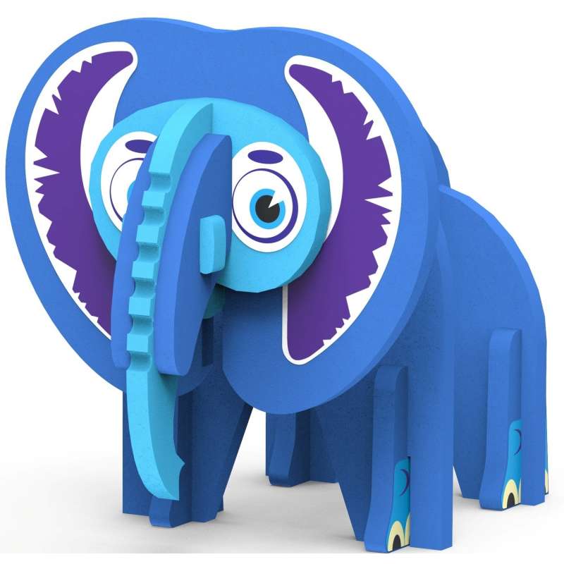 Игрушка сборная из мягких элементов Животные - Слон 