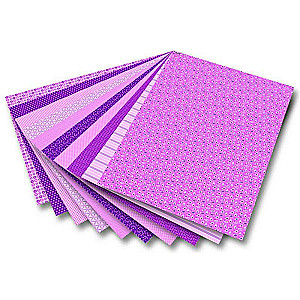 Dizaineru kartona komplekts FOLIA Basics Light Pink 24x34cm, 30 lpp Mix