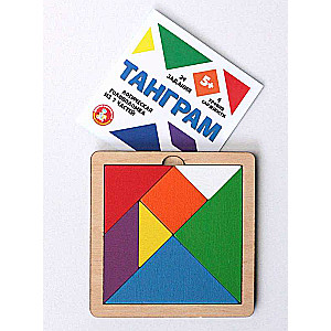Koka puzle spēle Tangram