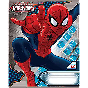 Zīmulis 12l līnija šaura Spiderman