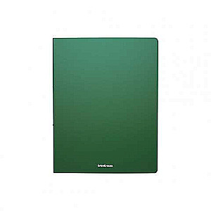 Plastmasas mapīte uz 2 gredzeniem ErichKrause Matt Classic, 24mm, A4, zaļa