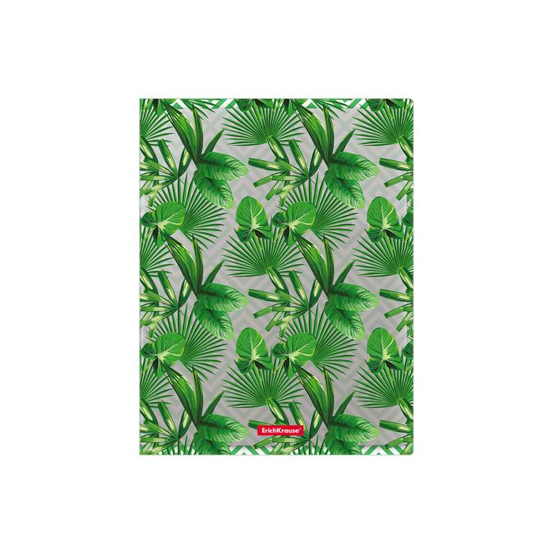 Папка файловая пластиковая ErichKrause Tropical Leaves, c 20 карманами, A4 