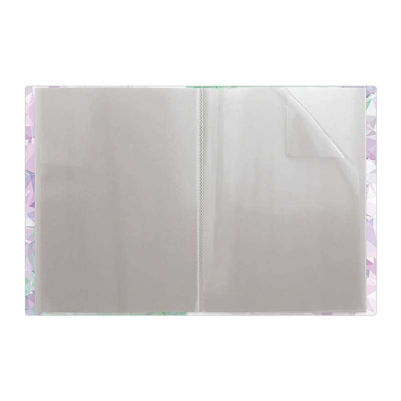 Plastmasas failu mape ErichKrause Violet Dynamique, ar 20 kabatām, A4