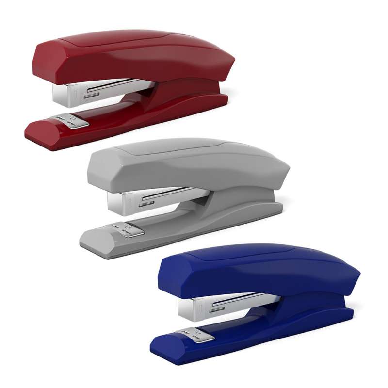 Stapleris №10 ErichKrause Elegance līdz 20 lapām, skavas komplektā, assorti