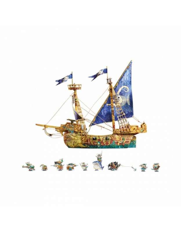 Сборная модель из бумаги - Пиратский корабль