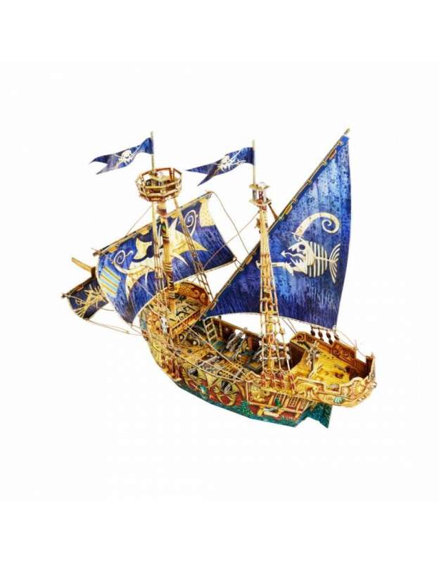 Сборная модель из бумаги - Пиратский корабль