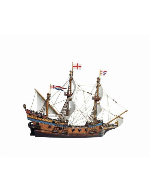 Сборная модель из бумаги - Корабль Галеон 