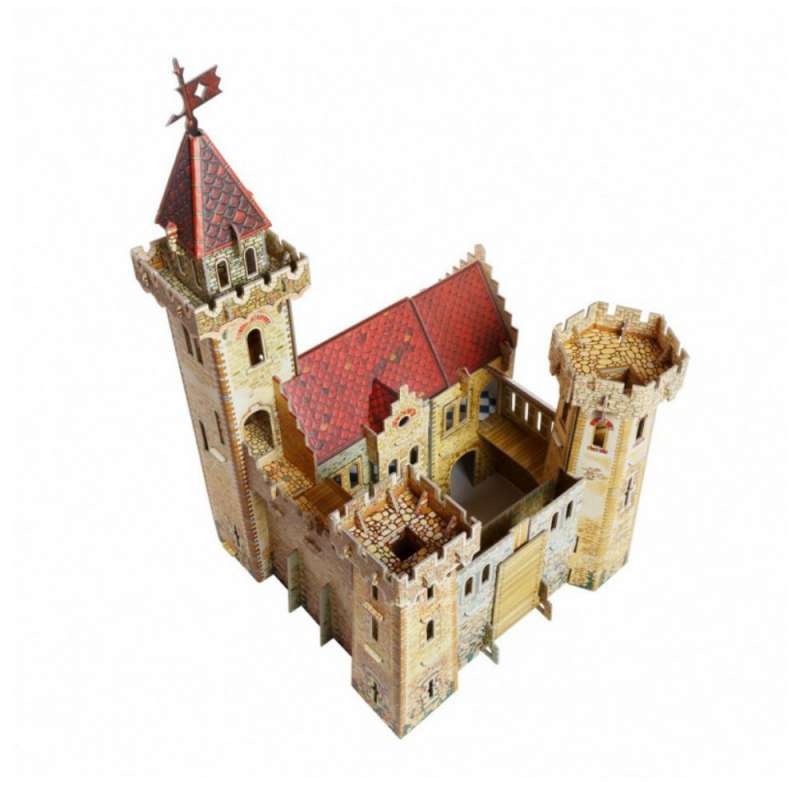 Сборная модель из бумаги - Рыцарский замок 