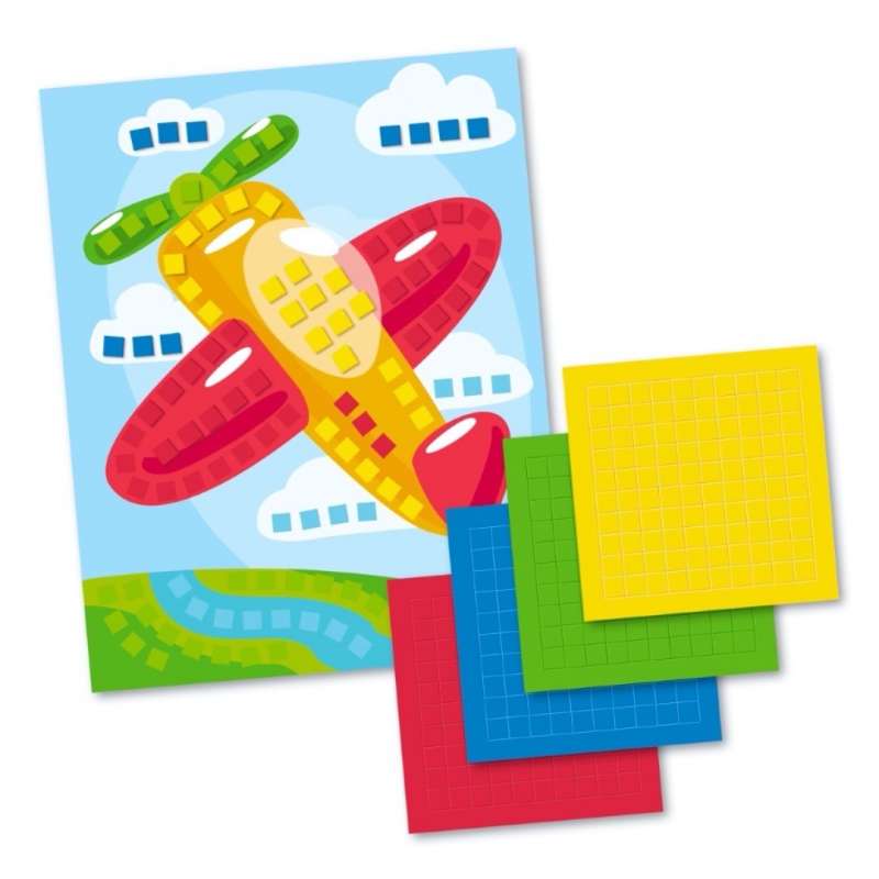 Radošais komplekts - Lidmašīna (4 krāsas, 200 elementi)