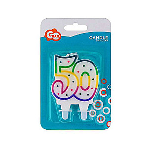 Svece tortam 50