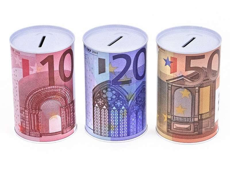 Krājkasīte - EUR naudiņa