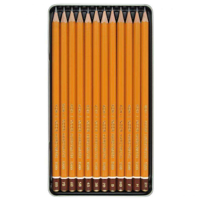 Набор чернографитных карандашей Koh-I-Noor "ART" 1502 12 шт