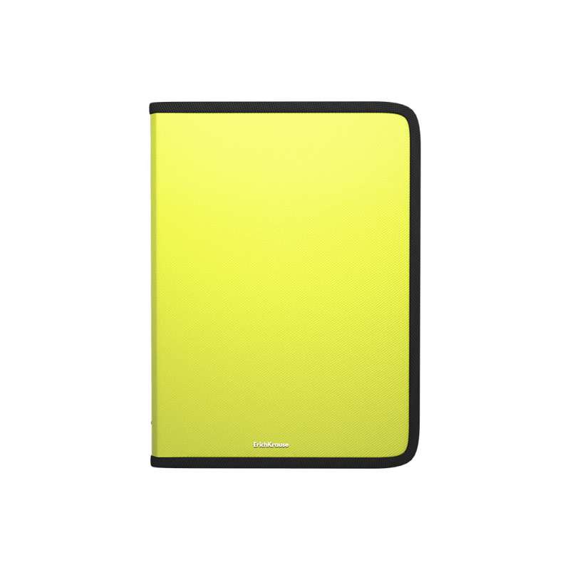 Somu ar rāvējslēdzēju plastmasas ErichKrause Glance Neon, A4+, assorti