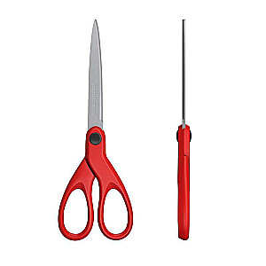 Šķēres ErichKrause® Unity, 18cm, sarkanas