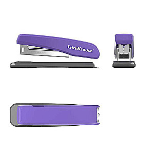 Stapleris №24/6 ErichKrause Classic līdz 25 lapām, pelēki-violets