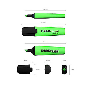 Tekstmarķieris ErichKrause Visioline V-12, tintes krāsa zaļa