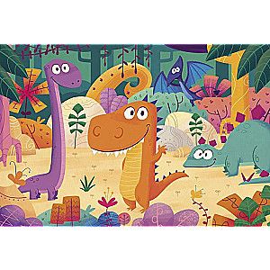 Puzzle CLEMENTONI Dinozauru parks MAXI 24 detaļas
