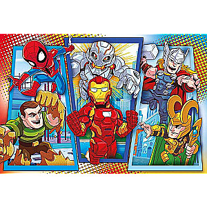 Puzzle CLEMENTONI Super varoņi MAXI 104 detaļas