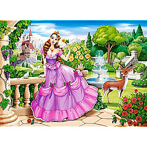 Puzle 100. Princeses dārzā
