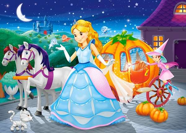 Spēle puzzle ''Pelnrušķīte'' 60 detaļas