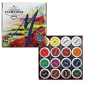 Guašas komplekts MĀSTER-KLASE 16 krāsas pa 20ml