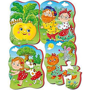 Mīkstie puzles. Baby puzzle. Pasakas - Rāceņš