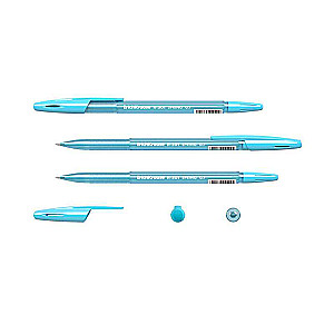 Kārtējā pildspalva ErichKrause® R-301 Spring Stick 0.7, tintes krāsa zila