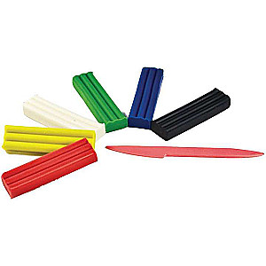 Mīkstais plastilīns Kroha 6 krāsās
