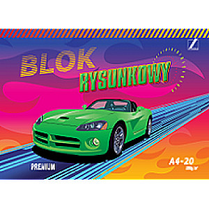 Zīmēšanas albums Premium A4, 20 lapas