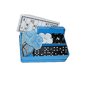 3 in 1 komplekts Krievu spēles (loto, šahs, domino)