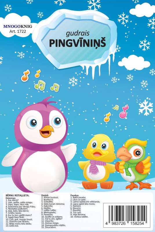 Interaktīvā rotaļlieta "Gudrais Pingvīns" (latviešu valodā)