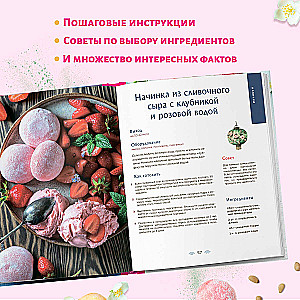 Moti. Leģendārais gaisa deserts no Japānas. Vairāk nekā 50 pamata receptes, pildījumi un dizaini