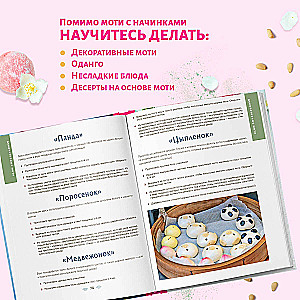 Moti. Leģendārais gaisa deserts no Japānas. Vairāk nekā 50 pamata receptes, pildījumi un dizaini