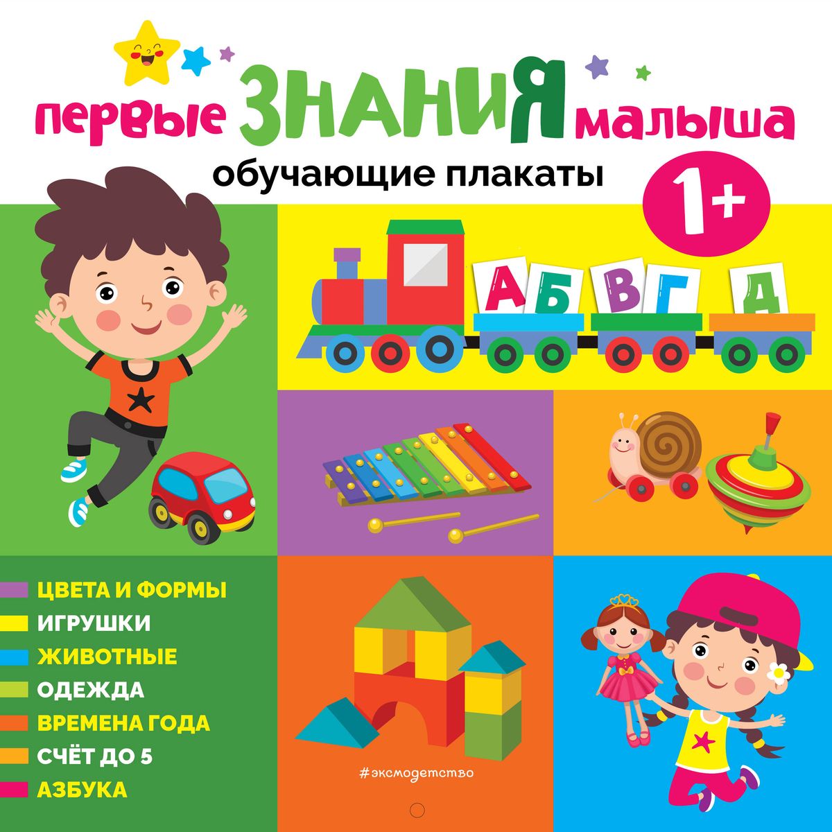 Pirmās zināšanas mazulim. Mācību plakāti