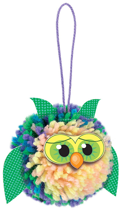 Figūriņu komplekts: Pompom pūce