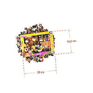 Mozaīka puzzle 35 MAXI Maša un Lācis