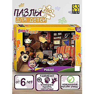 Mozaīka puzzle 35 MAXI Maša un Lācis