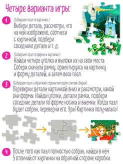 IQ Puzle ar atšķirībām: Pasaku princese.